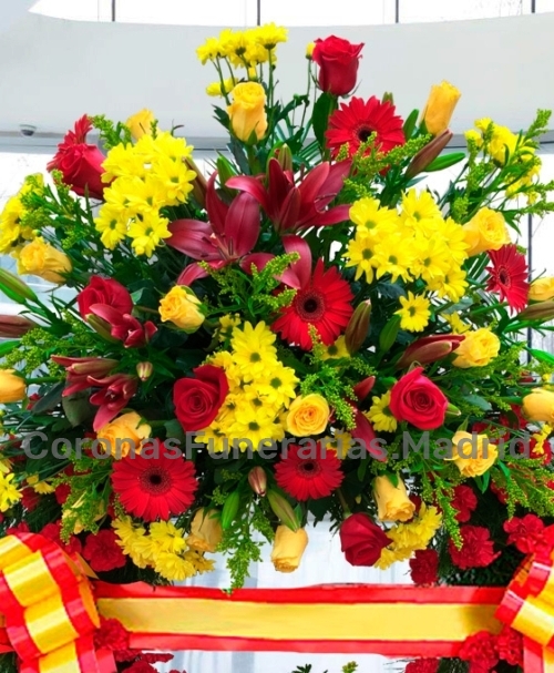 Envío de flores funerarias en Madrid