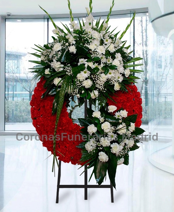Corona Funeraria Clavel Supreme